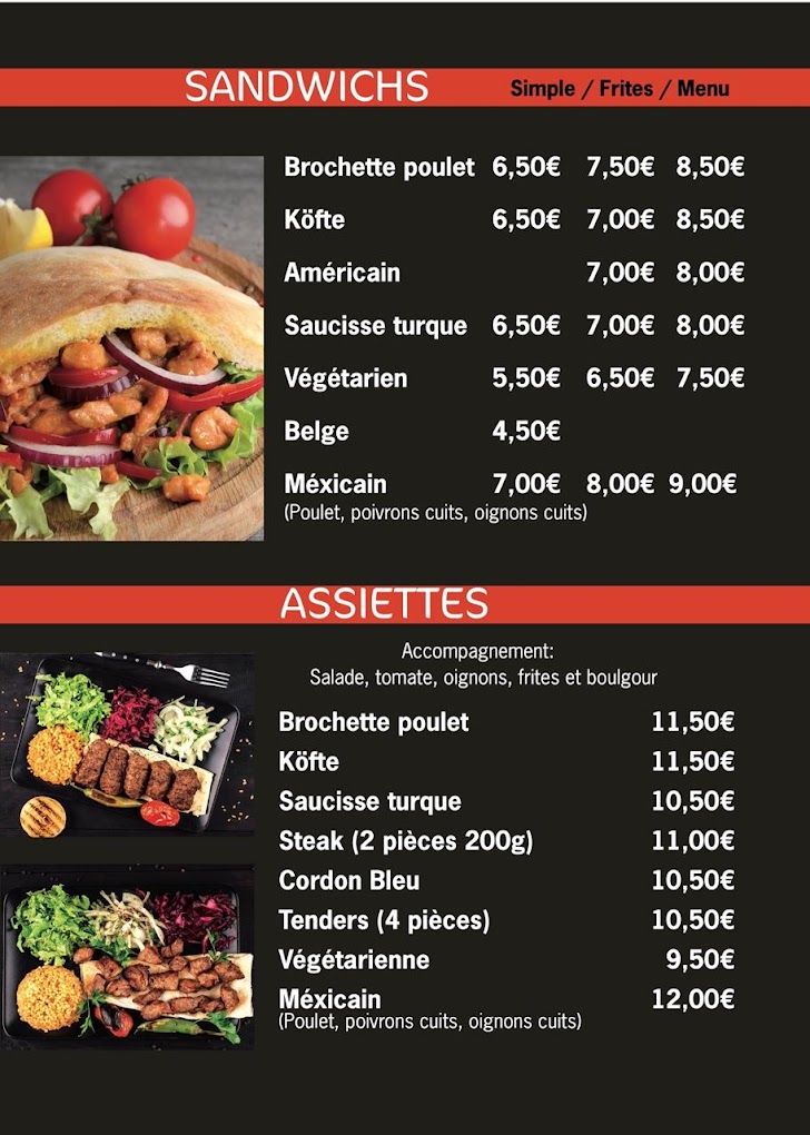 Sandwichs et Tacos
